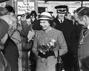 Queen Elizabeth II visiting Cornwall