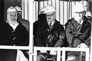 Queen Elizabeth II visiting Geevor Tin Mine, Cornwall