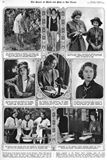 Queen Elizabeth II at work & play in her teens Queen Elizabeth II at work & play in her teens