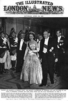 Queen Elizabeth in Paris Queen Elizabeth in Paris