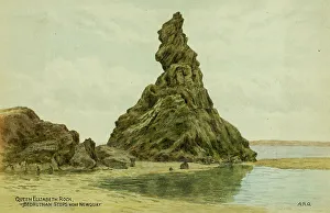 Bedruthan Prints: Queen Elizabeth Rock, Bedruthan Steps, nr Newquay, Cornwall