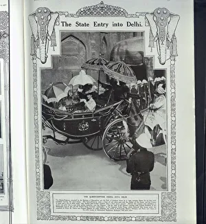Singh Prints: The Queen- Empress riding into Delhi