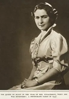 Queen Farida aged 17