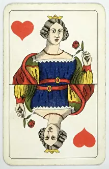 Hearts Prints: Queen of Hearts & Rose
