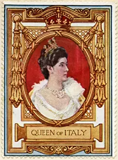 Vittorio Prints: Queen of Italy / Stamp