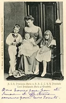 Images Dated 18th March 2011: Queen Maria of Romania and her children