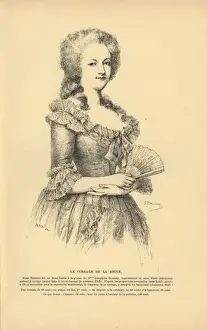 Queen Marie Antoinette in her bodice - sketch