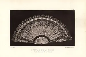 Eloffe Prints: Queen Marie Antoinettes ivory fan