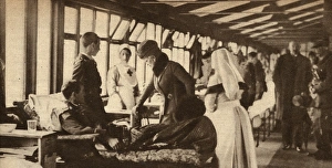 Tuberculosis Collection: Queen Mary at Cambridgeshire Tuberculosis Colony