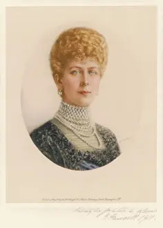 Blonde Prints: Queen Mary / Col Lith Down