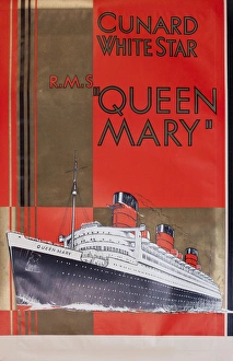 Images Dated 3rd May 2016: Queen Mary, Cunard White Star cruise liner