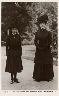 Queen Mary and daughter Princess Mary