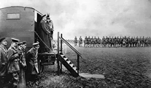 Related Prints: Queen Mary inspecting troops