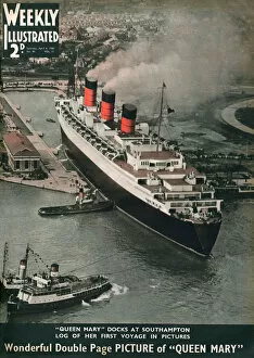 Steamship Gallery: Queen Mary Ocean liner 1936