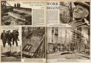 Queen Mary Ocean Liner work begins