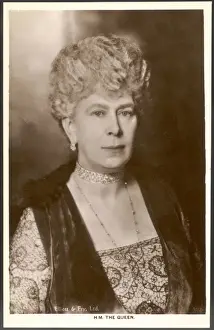 Queen Mary / Postcard E&f