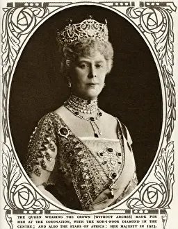 Choker Prints: Queen Mary at a state function