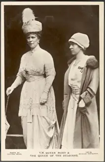 Queen Mary of Teck and Elisabeth of Belgium