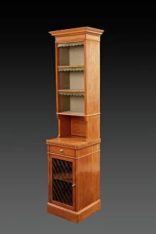 Engraved Collection: Queen Mary's Personal Secretaire Bookcase, HMS Medina