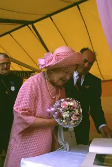 Queen Mother at the Royal Cornwall Show, Wadebridge