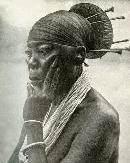 Congo Gallery: Queen Nenzima, Belgian Congo, Central Africa