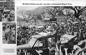 Guiana Prints: Queen and Prince Philip on tour in British Guiana
