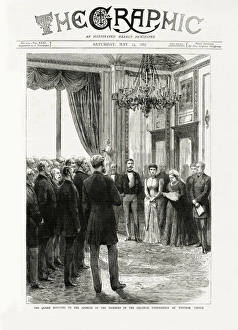 Images Dated 21st December 2015: The Queen replying to the members of the Colonial Conference