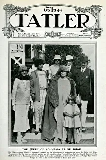 Images Dated 23rd January 2012: The Queen of Romania at St Briac