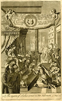 Images Dated 3rd June 2016: The Queen of Sheba comes to see Solomon