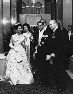Thailand Gallery: Queen Sirikit of Thailand and Prince Philip