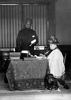 Desk Collection: Queen Victoria and Abdul Karim, c. 1890