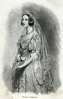 Garland Prints: Queen Victoria in Bridal Dress