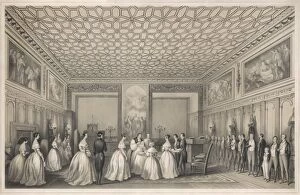 Baptism Collection: Queen Victoria at the christening of Victoria Cecil 1866
