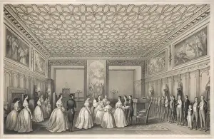 Attend Prints: Queen Victoria at the christening of Victoria Cecil 1866