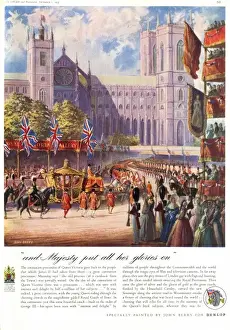 Queen Victoria Coronation Dunlop advertisement
