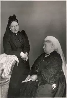 Wilhelm Collection: Queen Victoria & Empress Frederick of Prussia