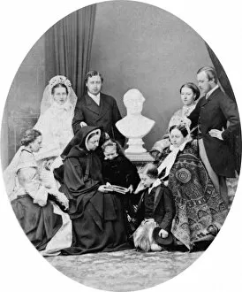 1863 Collection: Queen Victoria and her family