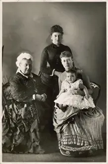 Grandaughter Prints: Queen Victoria - four generations