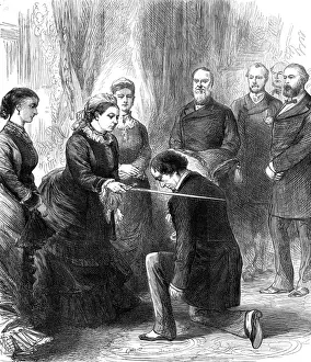 Queen Victoria Investing Disraeli with the Order of the Gart