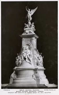 Brock Collection: Queen Victoria Memorial, London - Great Central Feature
