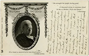 Beloved Prints: Queen Victoria - Mourning card 1901