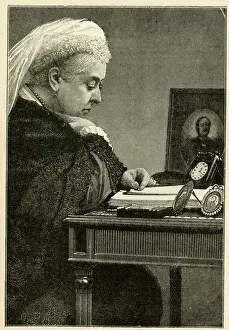 Mourning Prints: Queen Victoria in old age