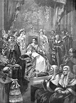 Images Dated 4th January 2005: Queen Victoria opening her first Parliament
