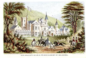 Queen Victoria and Prince Albert at Balmoral, Scotland