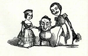 Punchs Collection: Queen Victoria and Prince Albert with Mr Punch