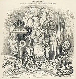 Trumpet Prints: Queen Victoria proclaimed Empress of India