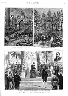 Images Dated 13th January 2016: Queen Victoria - Visit to Liverpool, 1886