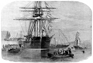 Acquired Gallery: Queen Victoria visiting HMS Resolute, Cowes, 1856