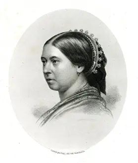 Holl Prints: Queen Victoria by W Holl