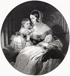 Queen Victoria Young Family 1841